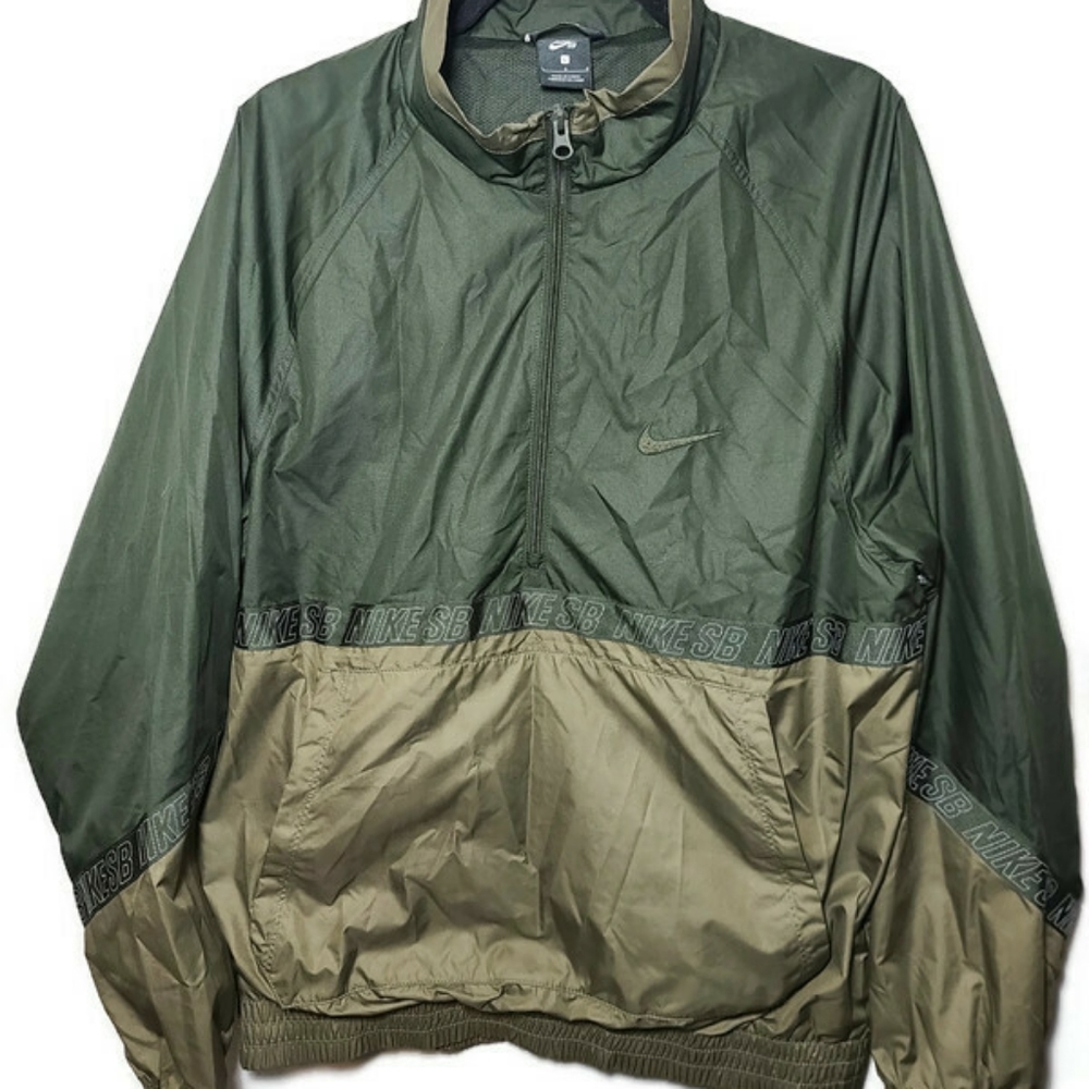 Nike SB Ishod Jacket Active Outdoor Wear Dark Olive Mens LG BV2577-355. Conditio